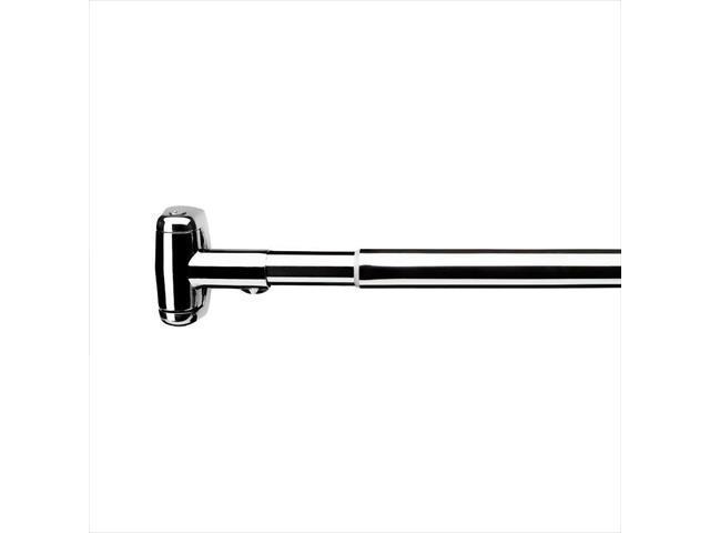 Croydex AD108541YW 72.875 in. Premium Telescopic Curved Rod Chrome