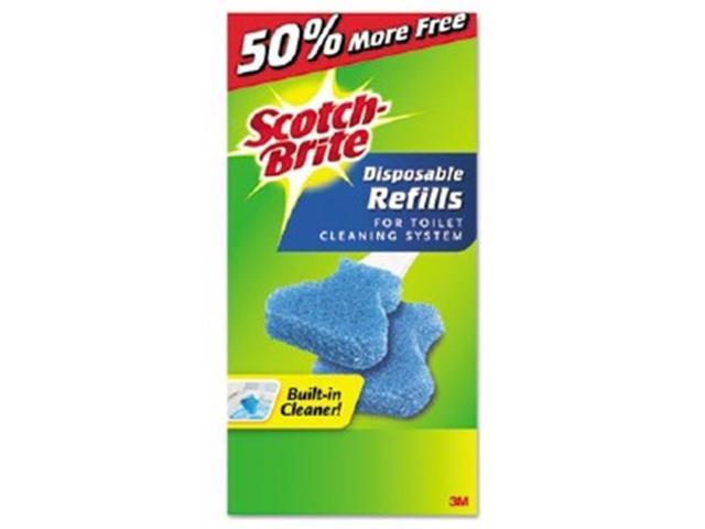 3M 557R106 Scotch-Brite Disposable Toilet Scrubber Refill 3