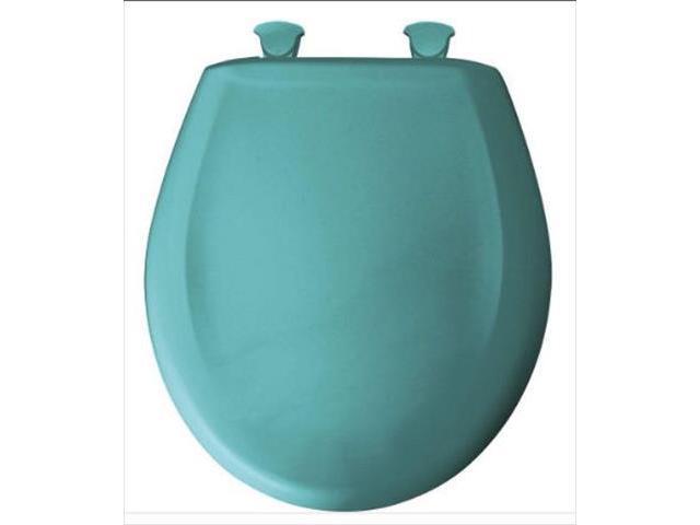 Church Seat 200SLOWT 465 Slow Close STA TITE Round Closed Front Toilet Seat in Classic Turquoise