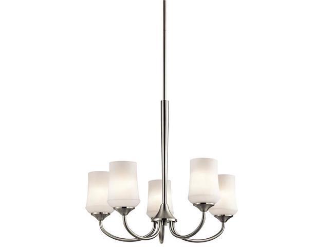Kichler 43665ni Aubrey 5 Light Chandelier Brushed Nickel Newegg Com Kichler 43665ni Aubrey 5 Light Chandelier Brushed Nickel
