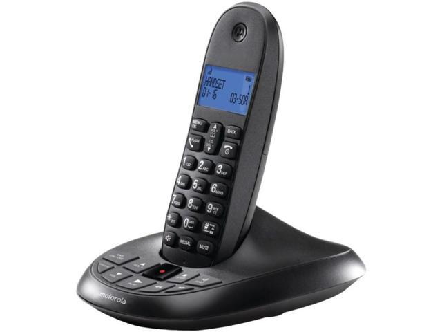 Motorola C1011LX DECT 6.0 Cordless Phone System with Caller ID & Answering System (1 Handset System)