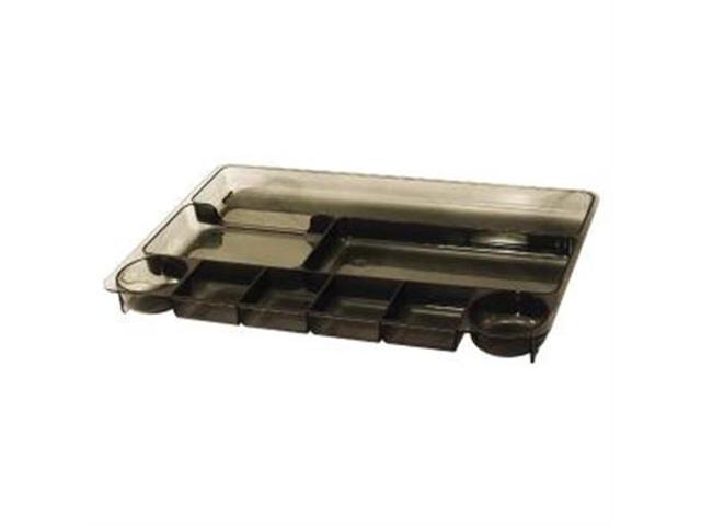 Officemate International Corp OIC21301 Drawer Tray  9 Compartments  14in.x9in.x1 .13in.  Smoke