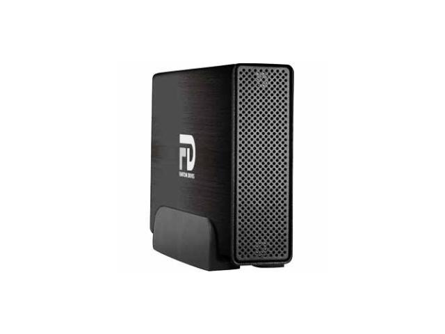 Fantom Drives Professional 3TB USB 3.0 / Firewire400 / Firewire800 / eSATA Aluminum Desktop External Hard Drive GFP3000Q3 Black