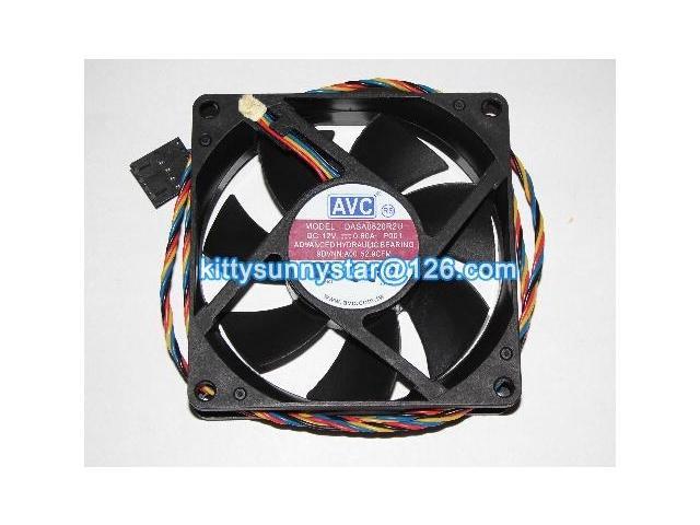 DELL 9DVNN Optiplex 790 990 SFF Case Fan,AVC 8020 DASA0820R2U 12V 0.6A 4Wire Cooling Fan