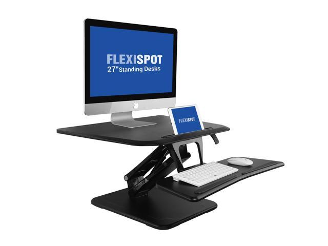 Adjustable Standing Desk Converter flexispot 16.7" h x 27" w standing desk converter, height Adjustable Standing Desk Converter flexispot 16.7" h x 27" w standing desk converter, height