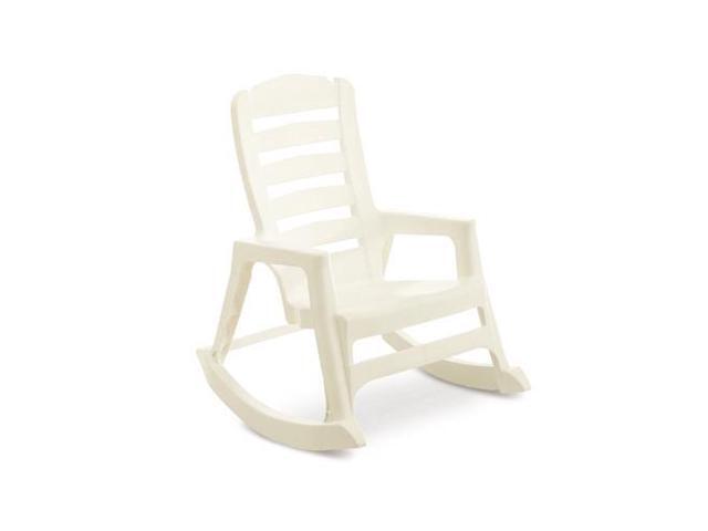 Adams Mfg 8080 48 3700 Patio Rocking Chair Stackable Resin White Adams Mfg 8080 48 3700 Patio Rocking Chair Stackable Resin White
