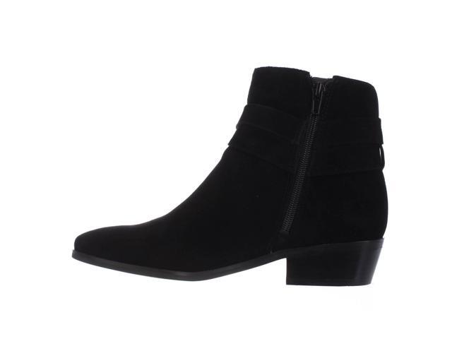 GUESS Womens Camrin Suede Closed Toe Ankle Fashion Boots Black Suede Size 6.0 GUESS Womens Camrin Suede Closed Toe Ankle Fashion Boots Black Suede Size 6.0