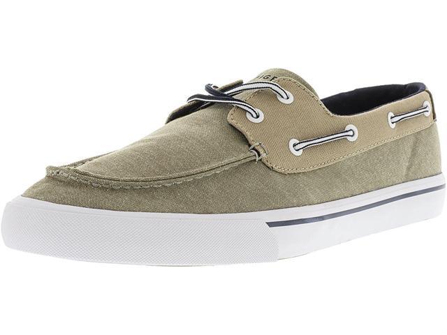 Mens Pharis Fabric Closed Toe Boat Shoes Light Natural Size 7.0 Mens Pharis Fabric Closed Toe Boat Shoes Light Natural Size 7.0