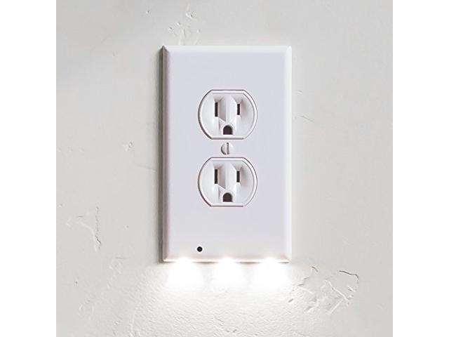 1 Pack SnapPower Guidelight - Outlet Wall Plate With LED Night Lights ...