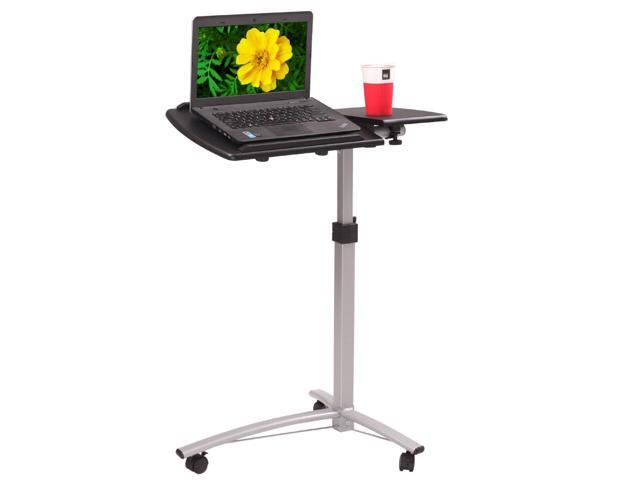 Adjule Height Rolling Cart Sevenstonesinc Rolling Laptop Desk Ideas