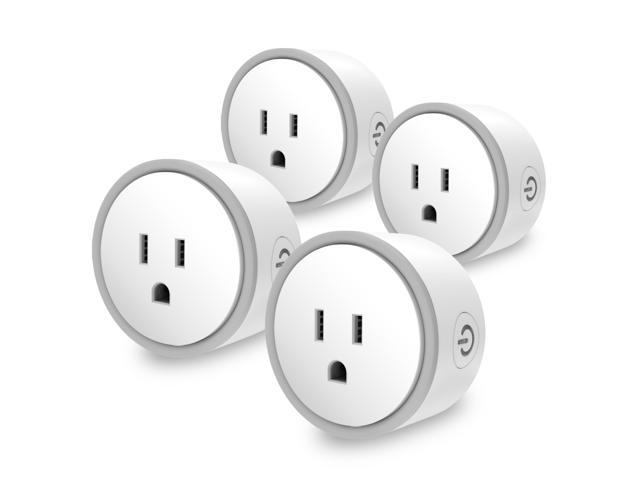 Elf Smart Plug by Eques - No Hub Required - Compatible w/ Alexa & Google Home (4-Pack)