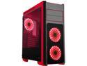 DIYPC DIY-TG8-BR ATX Mid Tower Gaming Computer Case Chassis