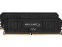 Crucial Ballistix MAX 4000 MHz DDR4 DRAM Desktop Gaming Memory Kit 32GB (16GBx2) CL18 BLM2K16G40C18U4B (BLACK)
