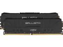 Crucial Ballistix 3600 MHz DDR4 DRAM Desktop Gaming Memory Kit 16GB (8GBx2) CL16 BL2K8G36C16U4B (BLACK)