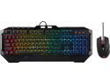 Rosewill Fusion C40 Gaming Keyboard and Mouse Combo, Dedicated Multimedia Keys, Mem-chanical Keyboard with Brilliant RGB LED Backlight with Precise Gaming Mouse, On-the-fly DPI Setting