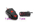 Foxnovo DeLUX Professional USB Wired Mechanical Gaming Keyboard +Gaming Mouse 1000-8000dpi