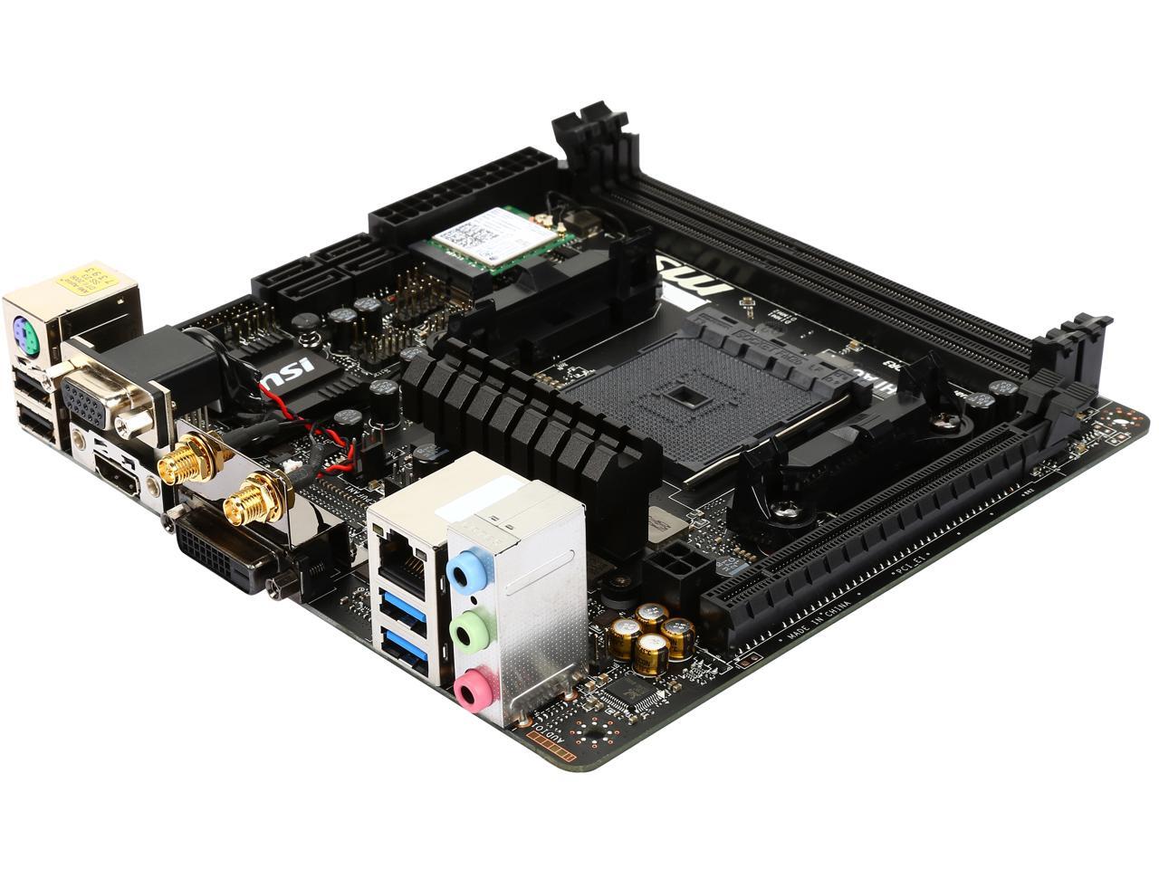 MSI A68HI AC FM2 FM2+ Motherboard AMD A47300 4Ghz APU + 8gb DDR3