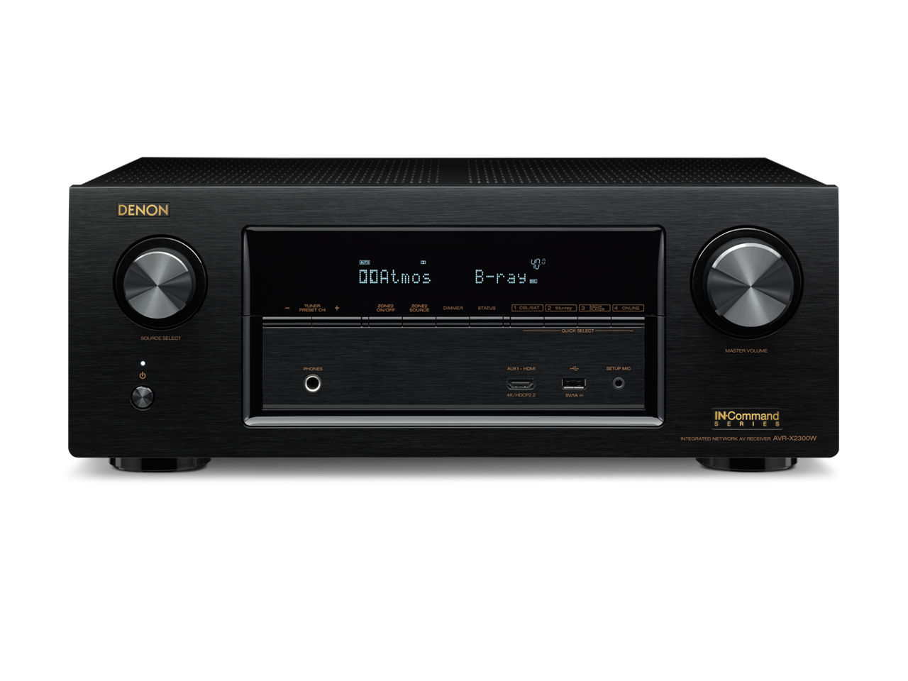 Denon AVR-X2300W 7.2 Channel Full 4K Ultra HD A/V Receiver with Bluetooth and Wi-Fi