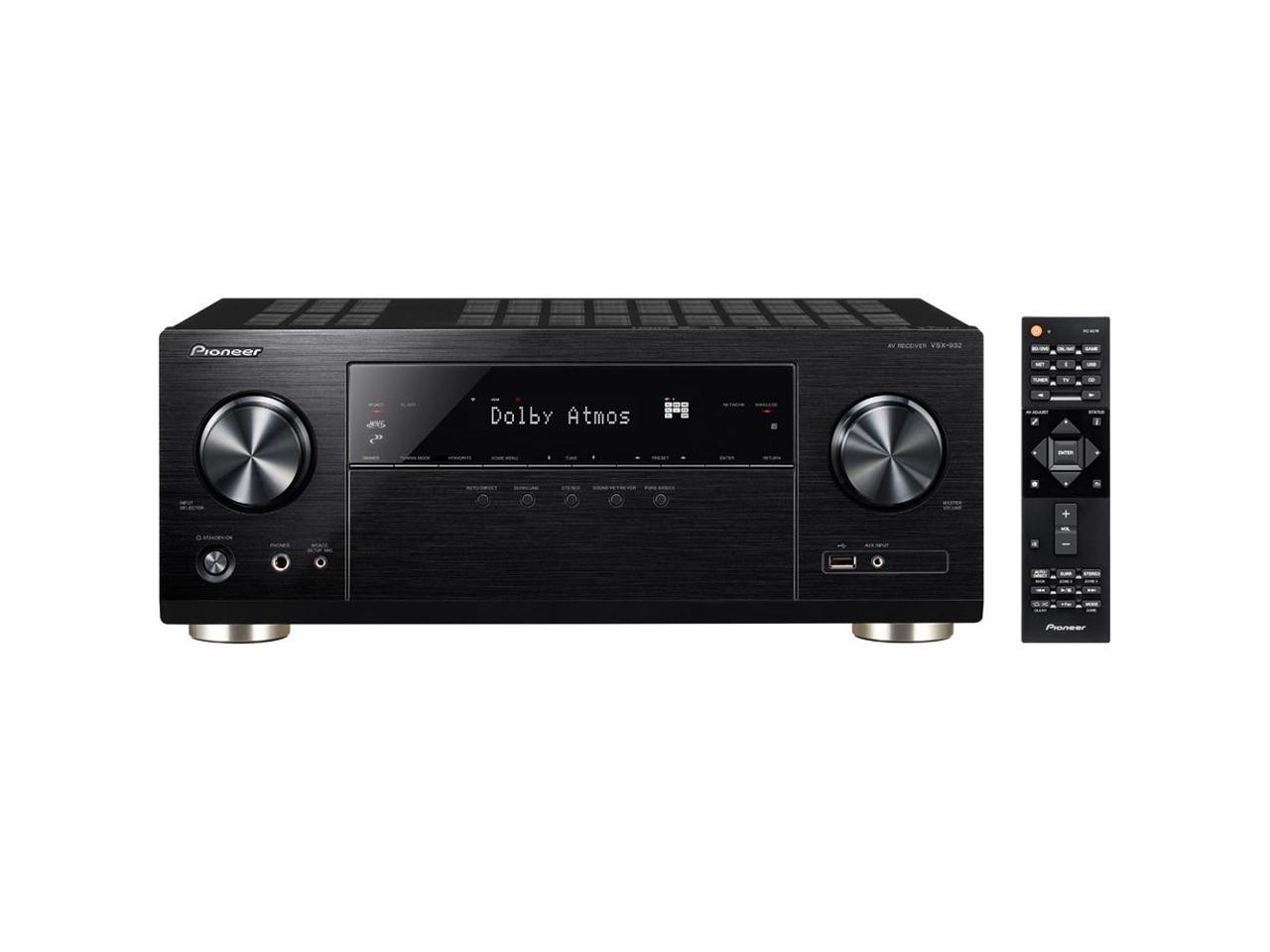 Pioneer VSX-932 7.2-Channel Network AV Receiver with Ultra HD Pass-through with HDCP 2.2
