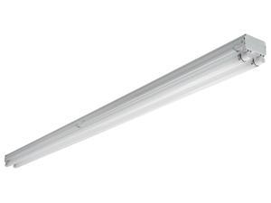   Lithonia Lighting White 8 2 Bulb T8 Fluorescent Ceiling Light Fixture