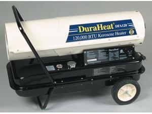 World Marketing DFA 125T 120,000 BTU Kerosene Forced Air Heater With Wheels & Handle Kit