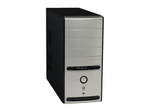      HEC 6C28BS Black / Silver Steel ATX Mid Tower Computer Case