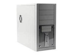   Beige 0.7mm SECC Steel ATX Mid Tower Computer Case 380W Power Supply