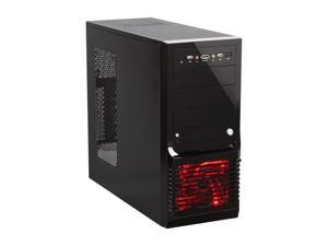 Broadway Com Corp A3728 Series A3728 Red Glossy Black SECC Steel / Plastic ATX Mid Tower Computer Case