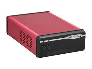 Athena Power a BOX² Cerise CA ITX608PK22 Pink Aluminum / Plastic Mini ITX Desktop Slim Computer Case w/220W Flex ATX Power Supply