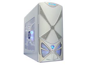    XION II XON 102 Silver Steel ATX Mid Tower Computer Case 