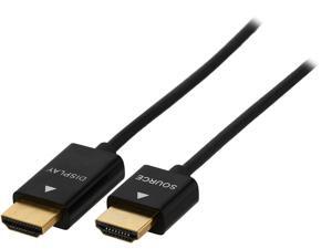 Coboc RM-18G-HDAC-6-BK 6 ft Black Ultra Slim 18Gbps Active High speed HDMI Cable w/ RedMere Technology, Stranded Tinned Copper, PET Jacket 36AWG, M-M - Ultra HD 4K x 2K & 3D Compatible - 4096x2160P