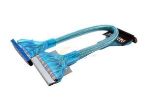    OKGEAR 24 IDE round cable,dual device,UV BLUE Model 