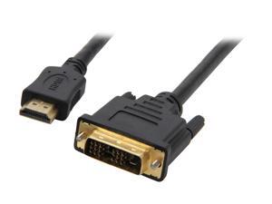 BYTECC HMD-10 10 ft. Black HDMI Male to DVI-D Male HDMI High Speed Male to DVI-D Male Single Link Cable M-M