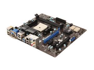 MSI FM2 A85XMA E35 FM2 Trinity AMD A85X (Hudson D4) SATA 6Gb/s USB 3.0 HDMI Micro ATX AMD Motherboard