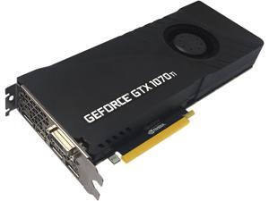 PNY GeForce GTX 1070 Ti DirectX 12 VCGGTX1070T8PB-CG 8GB 256-Bit GDDR5 PCI Express 3.0 x16 HDCP Ready SLI Support Video Card