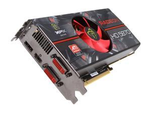 XFX Radeon HD 5870 DirectX 11 HD 587X ZNFC 1GB 256 Bit DDR5 PCI Express 2.1 x16 HDCP Ready CrossFireX Support Video Card with Eyefinity