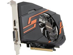 GIGABYTE GeForce GT 1030 DirectX 12 GV-N1030OC-2GI 2GB 64-Bit GDDR5 PCI Express x16 ATX Video Card