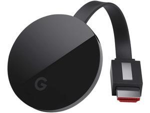 Google Chromecast Ultra, Stream 4K and HDR, Built-in Ethernet Adapter