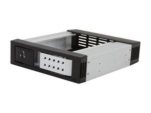 iStarUSA BPN DE110SS BLACK 1 x 5.25" to 1 x 3.5" SATA / SAS 6.0 Gb/s Trayless Hot Swap Cage