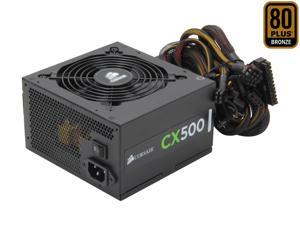 CORSAIR CX series CX500 500W 80 PLUS BRONZE Active PFC ATX12V & EPS12V Power Supply 