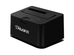 Aluratek AHDDU100F 2.5" / 3.5" Black SATA I / II USB 2.0 External Docking Station Enclosure