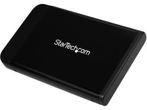 StarTech.com Aluminum 2.5in Black USB 2.0 External Hard Drive Enclosure for SATA HDD (SAT2510BU2)