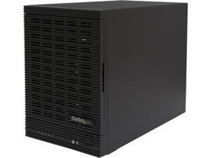 StarTech S355BU33ERM USB 3.0 / eSATA 5-Bay Hot-Swap 2.5/3.5” SATA III Hard Drive Enclosure with UASP – 5-Bay SATA 6 Gbps Enclosure for HDD / SSD