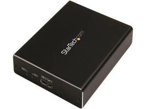 StarTech SMS2BU31C3R Dual mSATA Enclosure - RAID - mSATA SSD Enclosure - USB 3.1 (10 Gbps) - USB-A & USB C External Enclosure - Aluminum