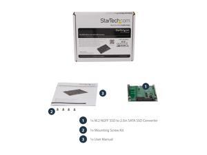 StarTech SAT32M225 M.2 NGFF SSD to 2.5in SATA Adapter Converter