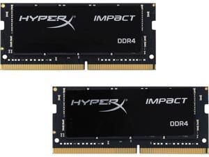 HyperX Impact 32GB (2 x 16G) 260-Pin DDR4 SO-DIMM DDR4 2400 (PC4 19200) Laptop Memory Model HX424S14IBK2/32