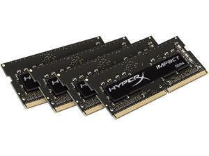 HyperX Impact 32GB (4 x 8GB) DDR4 2133MHz DRAM (Notebook Memory) CL13 1.2V Black SODIMM (260-pin) HX421S14IB2K4/32 (Intel XMP)