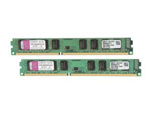 Kingston 4GB (2 x 2GB) 240 Pin DDR3 SDRAM DDR3 1066 (PC3 8500) Dual Channel Kit Desktop Memory Model KVR1066D3N7K2/4G