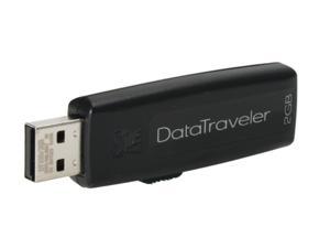 Kingston DataTraveler 100 2GB Flash Drive (USB2.0 Portable) W/ E Tail clamshell Model DT100/2GBET
