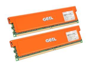 GeIL Ultra 2GB (2 x 1GB) 240 Pin DDR2 SDRAM DDR2 800 (PC2 6400) Dual Channel Kit Desktop Memory Model GX22GB6400UDC